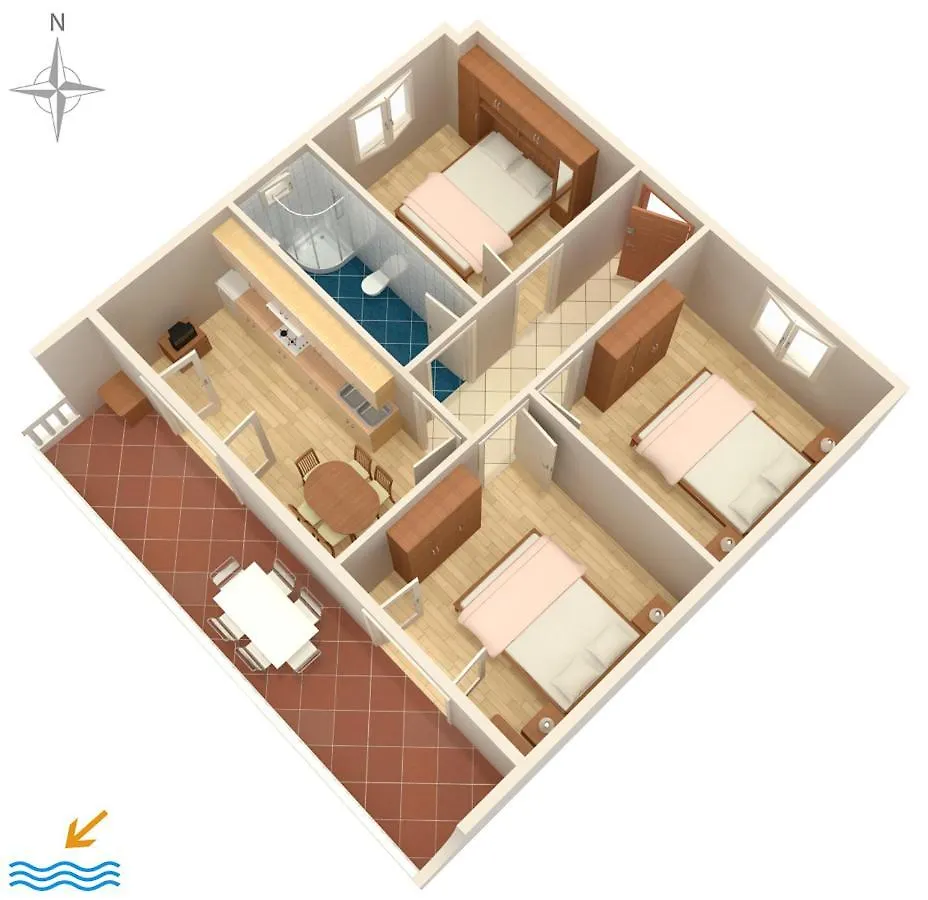 Apartments By The Sea Pag - 529 Pag Town